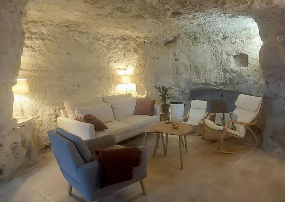 Troglo Entre Caves Et Chateaux モンルイ・シュル・ロワール エクステリア 写真